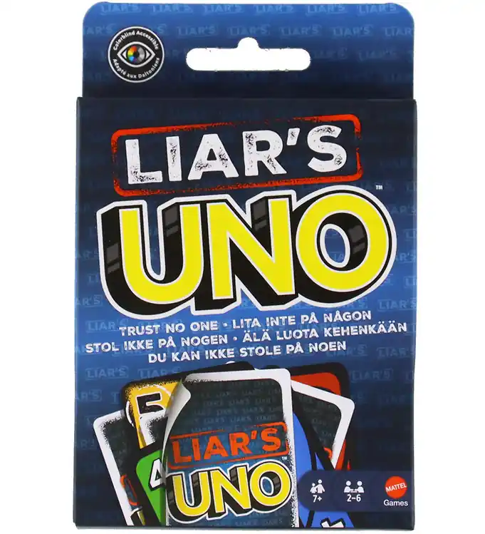 Uno Kaartspel - Leugenaar Uno Speciale Aanbieding