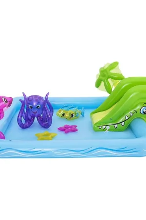 Aanbieding Bestway Opblaasbaar Zwembad m. Achtbaan - Fantastisch Aquarium