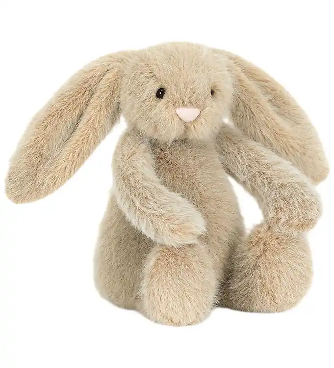Jellycat Knuffel - 18x9 cm - Haver Flufflet Bunny Flitsaanbieding
