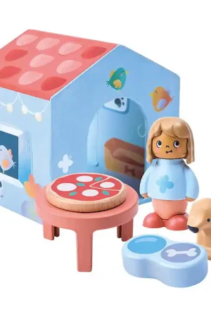 Merkproduct Hape Speelgoed - 7 Onderdelen - De Tiny House