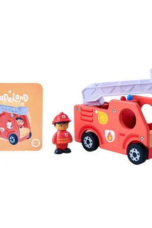 Hape Brandweerwagen - Het Brullende vier Truck m. Geluid Speciale Aanbieding