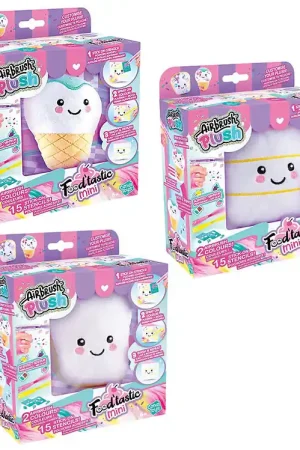 Airbrush Plush Knuffel - 10 cm - Food'Tastic Mini - Assorti Snelle Levering