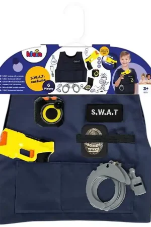 Laatste Kans Klein Verkleedkleren - 7 Onderdelen - S.W.A.T. Politieactie m. G