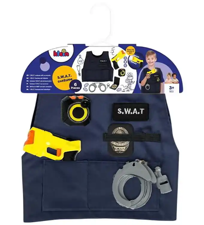 Laatste Kans Klein Verkleedkleren - 7 Onderdelen - S.W.A.T. Politieactie m. G