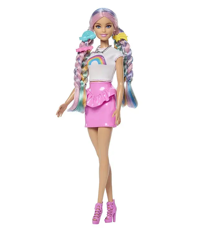 Fabrieksprijs Barbie Pop - 30 cm - Rainbow Sparkle Haar