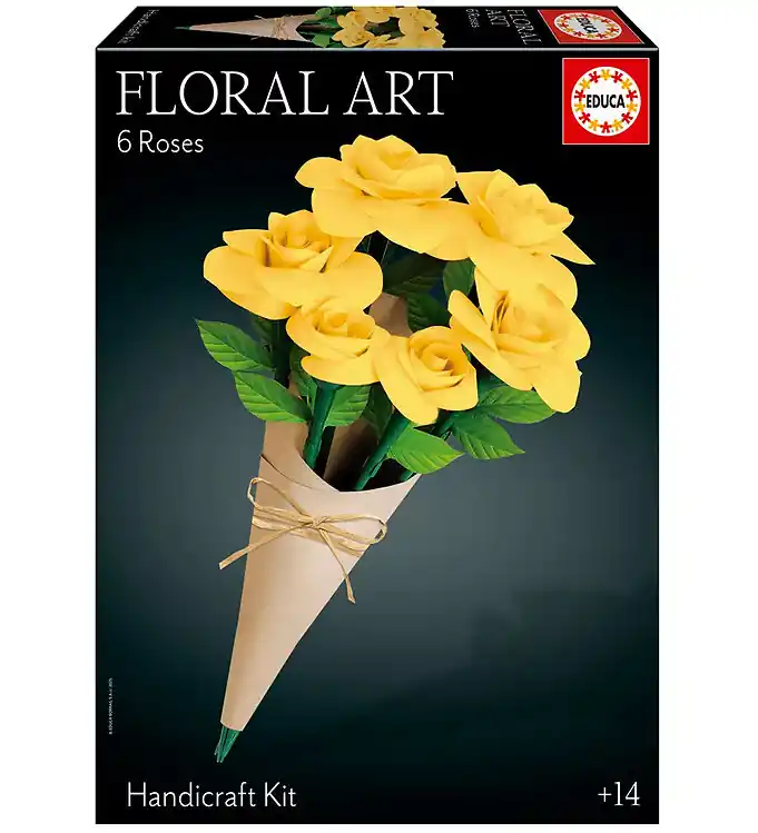 Educa Floral Art - 6 Yellow Roses Hete Deal