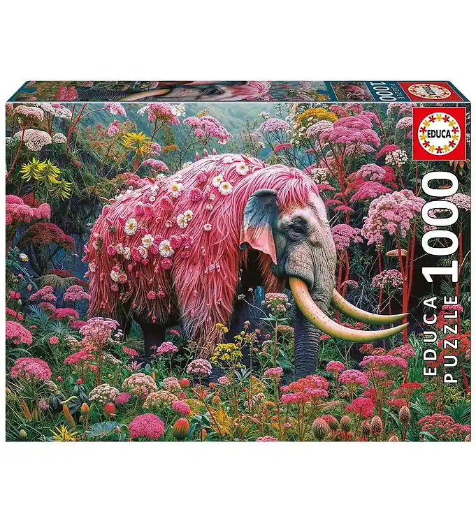 Educa Puzzel - 1000 Bakstenen - Floral Elephant Rechtstreeks Van De Fabrikant