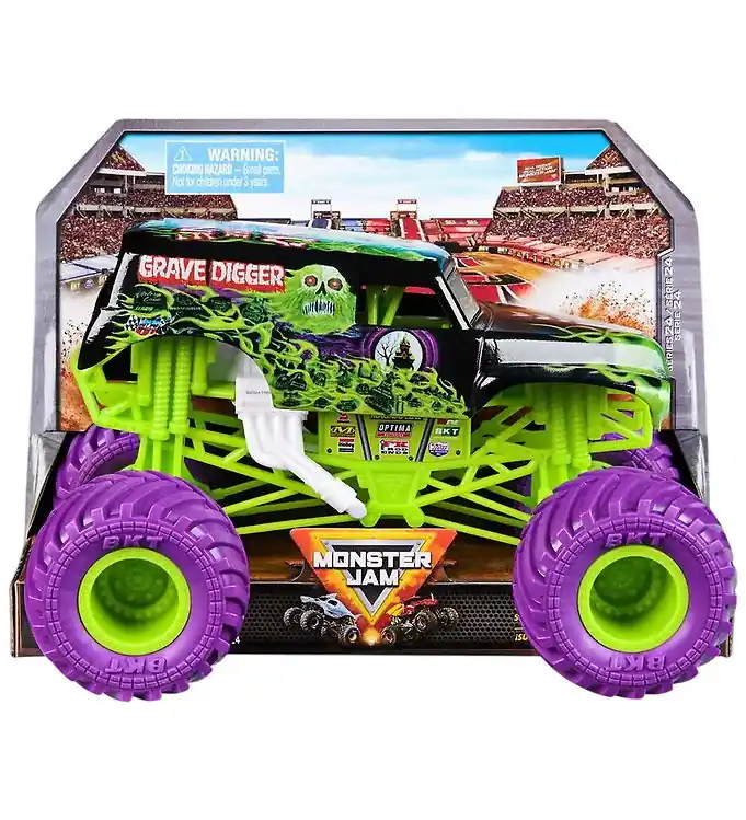 Monster Jam Truck - 1:24 - Gegoten metaal - Grafdelver Flitsaanbieding
