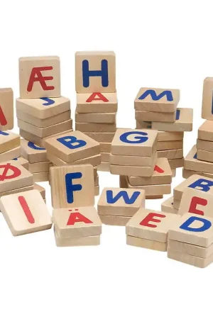 Krea Magneten - 67 st. - Hout - Grote Letters Lage Kosten