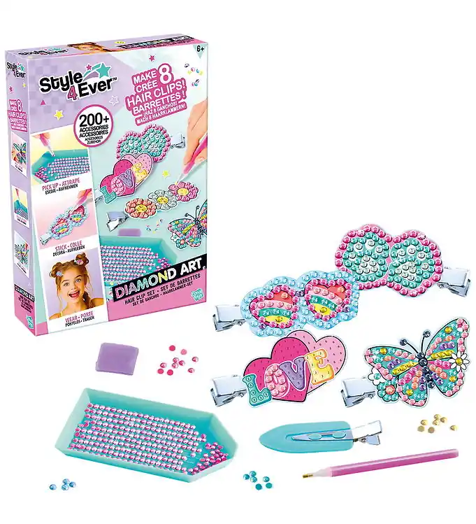 Bestel Nu Style 4 Ever Creatieve Speelset - Diamant Art - Haarclipset