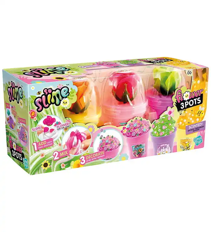 Beperkt Aanbod So Slime Zelfgemaakte slijm - Slime Flower - 3 potjes