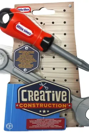 Little Tikes Creatief Construction - 17 cm - Moersleutel/Schroev Direct Beschikbaar