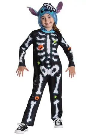 Beperkte Voorraad Disguise Verkleedkleren - Stitch Skeleton