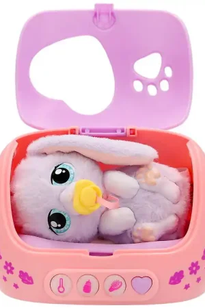 Baby Paws Interactief Knuffel - 14 cm - Net geboren Bunny Goedkoop