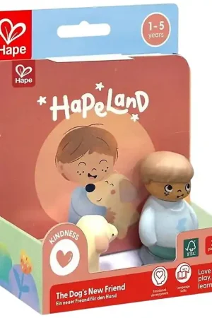 Aanbieding Hape Prentenboek m. Afbeelding - De nieuwe vriend van de hond
