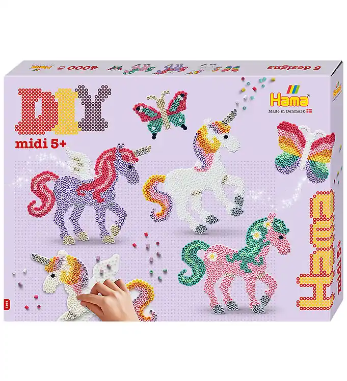 Koop Vandaag Hama Midi Kralen - Cadeaubox - 4000 st. + 2 Borden - Avontuurlij