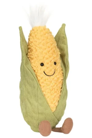 Betaalbaar Jellycat Knuffel - 27x8 cm - Amuseables Suikermaïs
