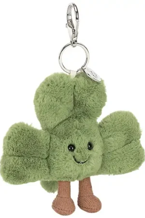 Exclusieve Aanbieding Jellycat Sleutelhanger - 16x12 cm - Amuseables Siofra Klaver