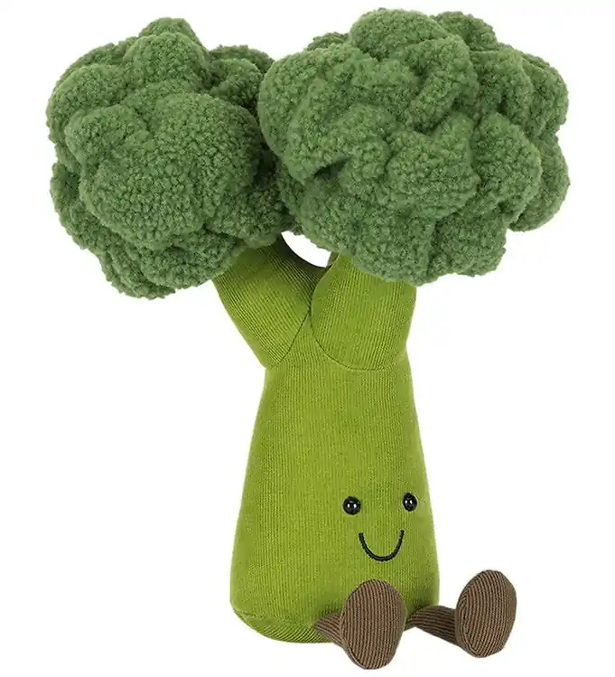 Gratis Retour Jellycat Knuffel - 24x21 cm - Amuses Broccoli
