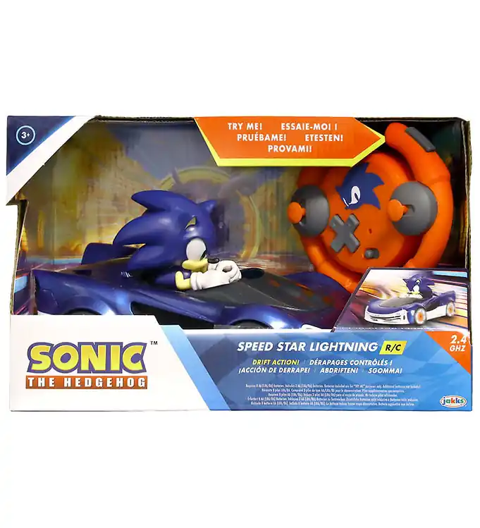 Koopje Sonic Afstandsbediening Auto m. Licht - Bediening Action - Speed