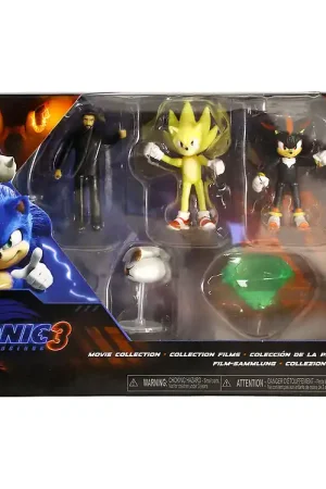 Lage Kosten Sonic Figurenset - Sonic De Egel 3 - 5 st. - Filmcollectie