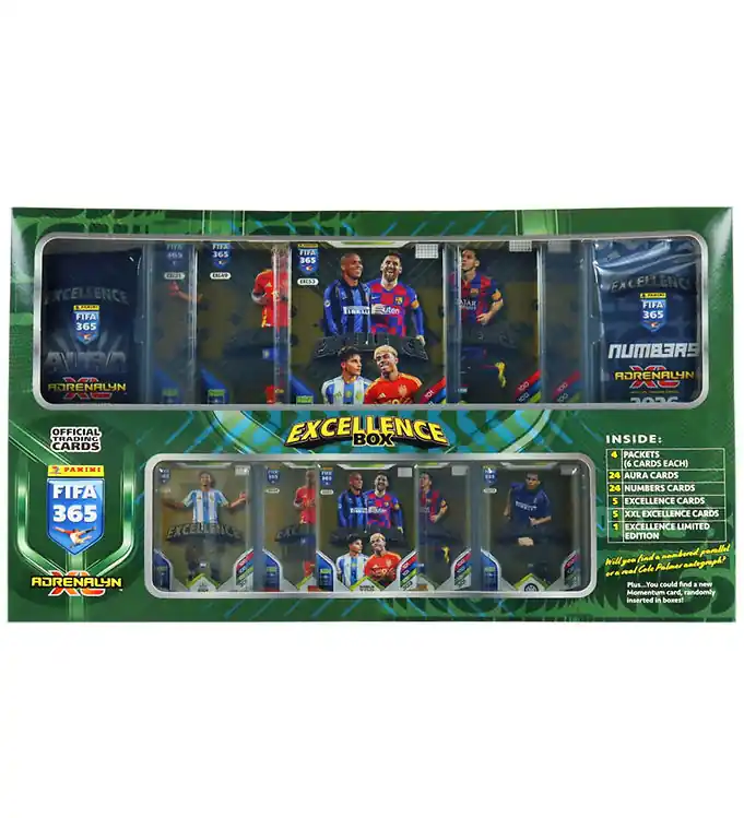 Weekendaanbieding Voetbalkaarten - FIFA 365 Adrenalyn XL 2026 - Excellence Box
