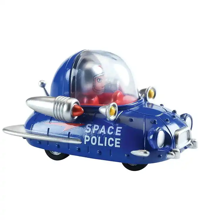Aanbieding Djeco Auto - 7 cm - Crazy Motors - Space Police