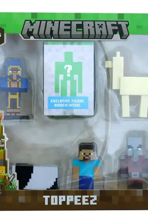 Minecraft Speelfiguren - 3D - 6 cm - 6-pack - Deluxe - Assorti Laatste Kans
