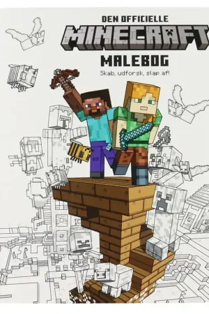 Gereduceerde Prijs Forlaget Tukan Kleurboek - De officiële Minecraft Kleurboek