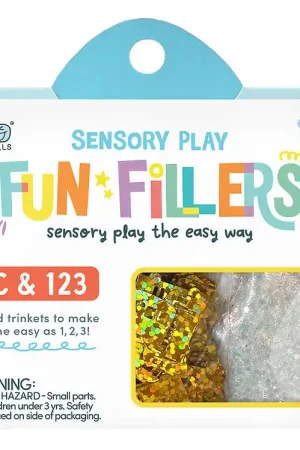 Glo Pals Sensorische potvulling - Fun Vulstoffen - ABC & 123 Hoge Kwaliteit