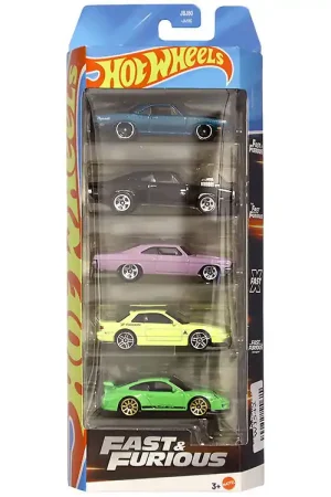 Hot Wheels Auto's - 5-pack - Fast & Woedend Bestel Nu