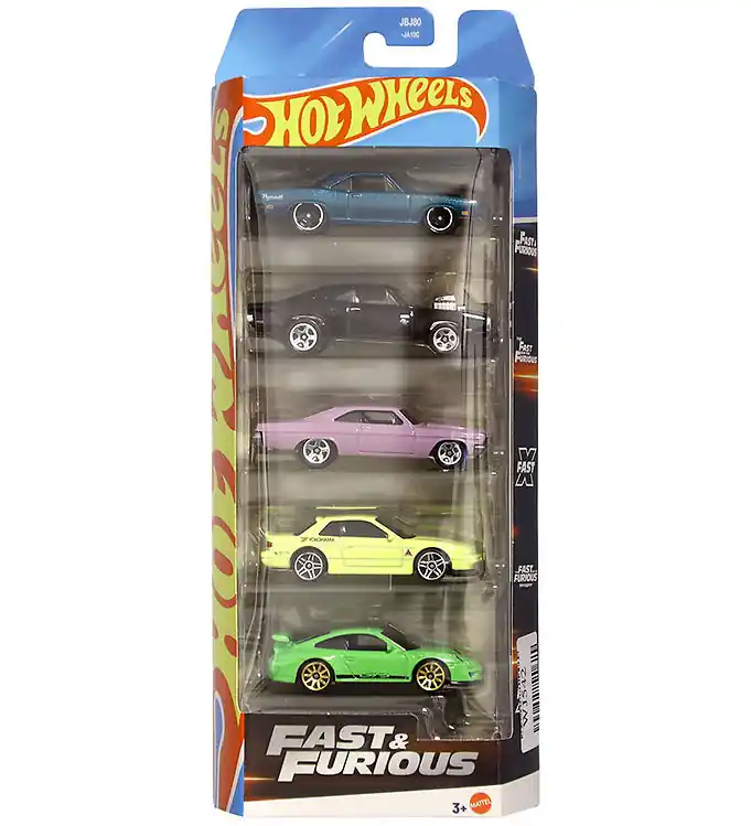Hot Wheels Auto's - 5-pack - Fast & Woedend Bestel Nu