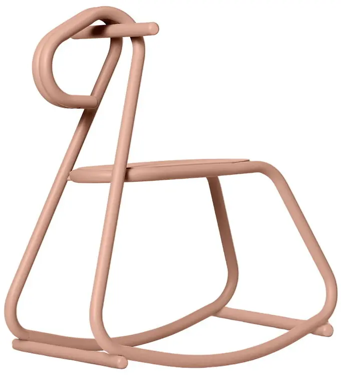 Ferm Living Schommelpaard - Lussi Rocking Horse - Rose Beperkt Aanbod