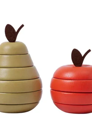 Beperkt Aanbod Ferm Living Stapelspeelgoed - Hout - Appel & Peer