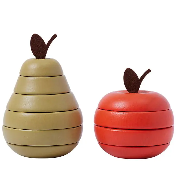Beperkt Aanbod Ferm Living Stapelspeelgoed - Hout - Appel & Peer