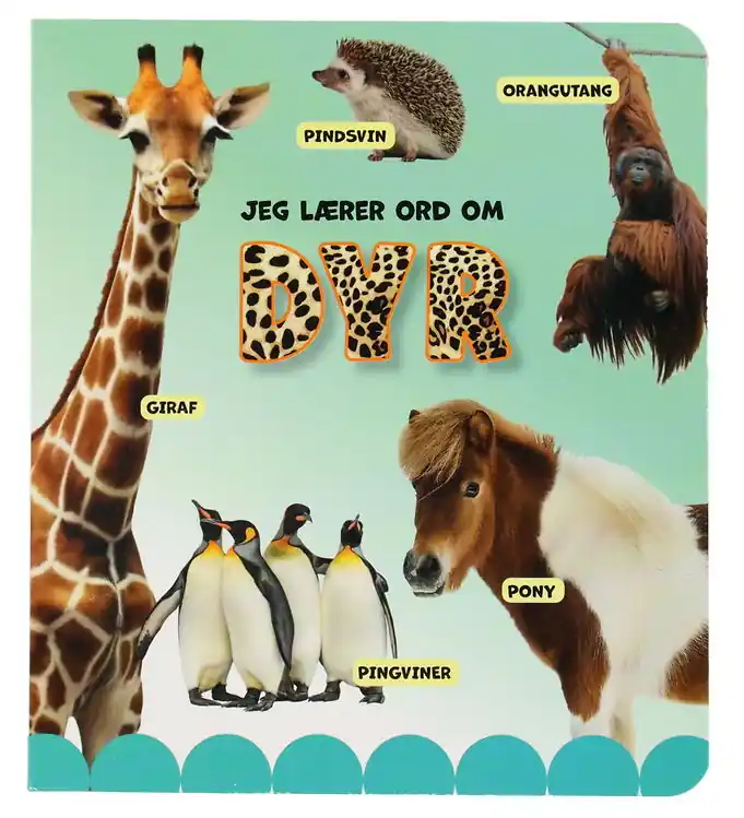 Uitverkoop Forlaget Tukan Prentenboek - Ik leer woorden over dieren - EN