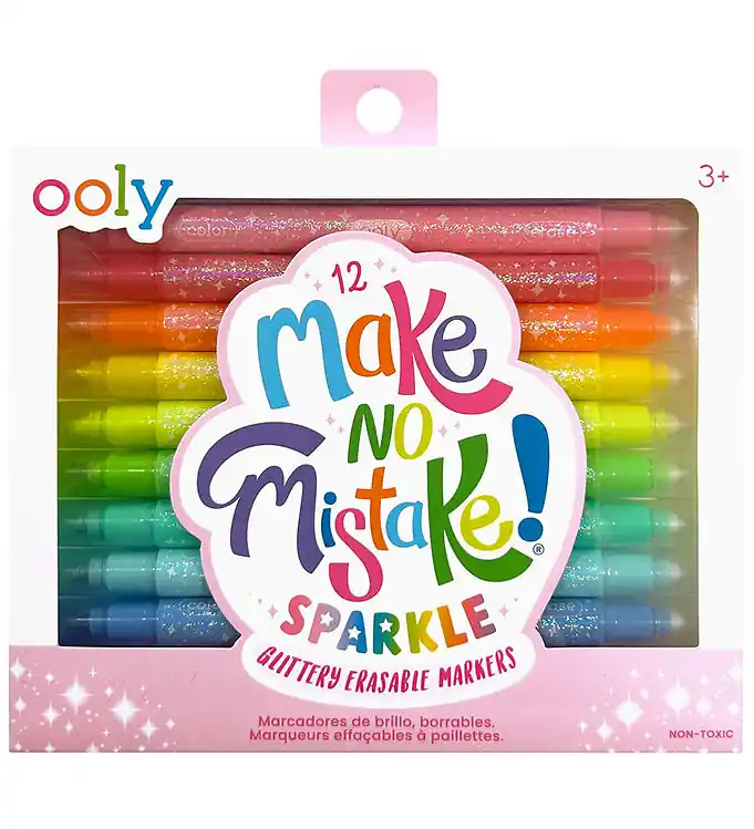 Beperkte Voorraad Ooly Markers - 12 stk - Uitwisbaar - Maak geen fouten Sparkle