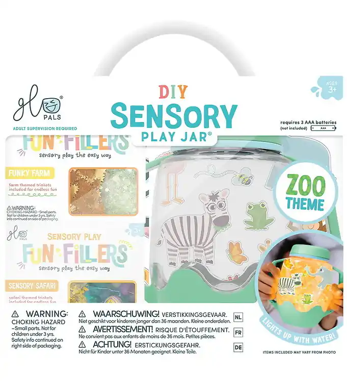 Express Levering Glo Pals Sensorische pot m. Licht + Accessoires - Cadeauset - Zo