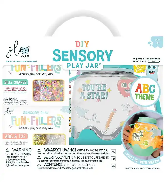 Weekendaanbieding Glo Pals Sensorische pot m. Licht + Accessoires - Cadeauset - AB