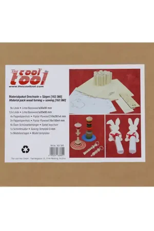 The cool tool Materiaalpakket voor machinesysteem - Houtdraaien Seizoensaanbieding