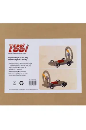 The cool tool Materiaalpakket voor machinesysteem - Propellerwag Op = Op