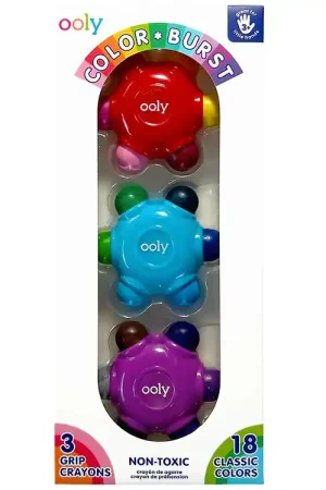Alleen Vandaag Ooly Kleurpotloden - 3 st. - Easy Grip - Colour Burst