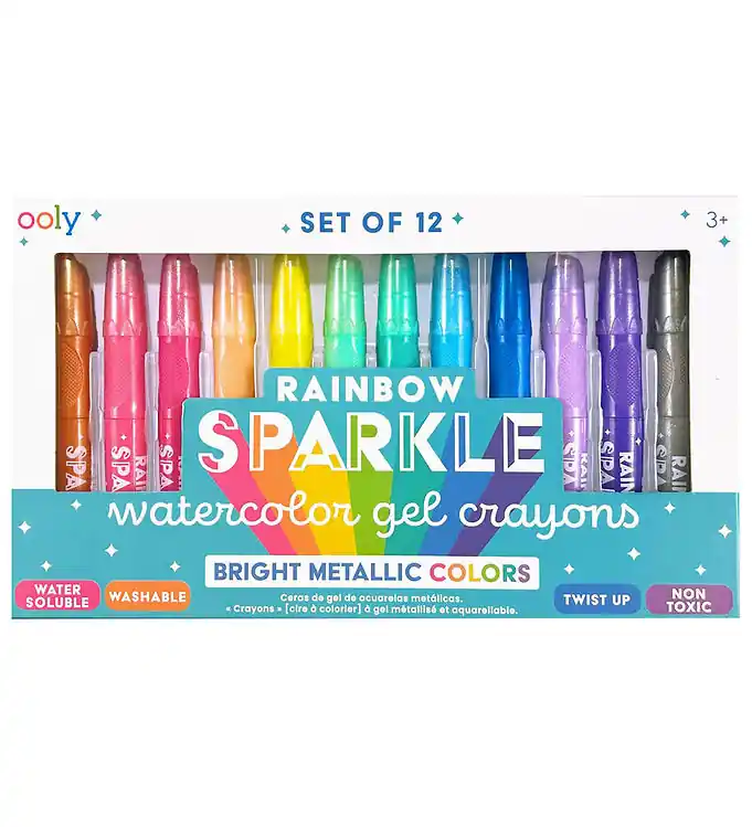 Goedkoop Ooly Gelpennen - 12 st. - Rainbow Sparkle Metallic