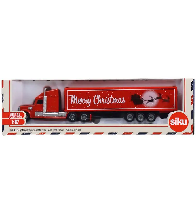 Hete Deal Siku Vrachtwagen - Freightliner - Kerstmis Truck - 1:87
