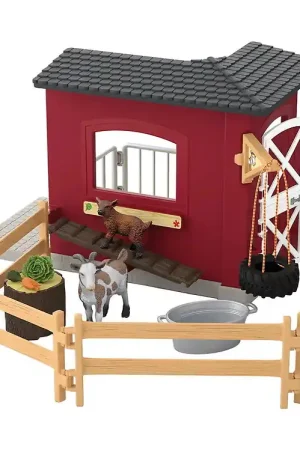 Beperkte Voorraad Schleich Farm World - Geitenstal - 42726