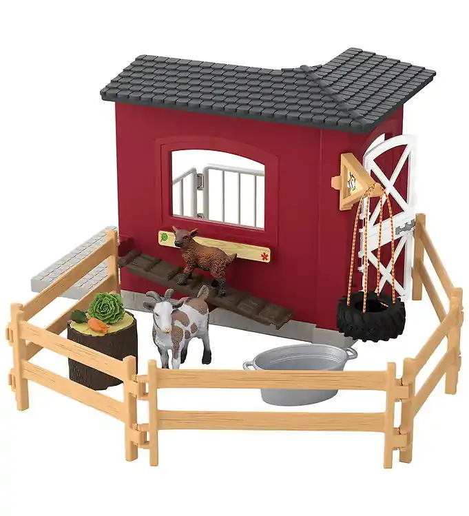 Beperkte Voorraad Schleich Farm World - Geitenstal - 42726