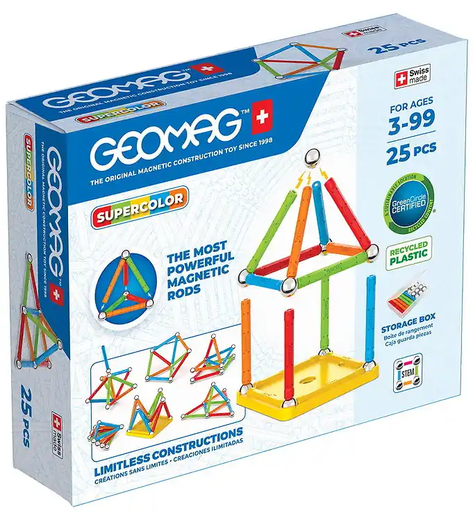 Geomag Magneetset - Supercolor - 25 Onderdelen Hoge Kwaliteit