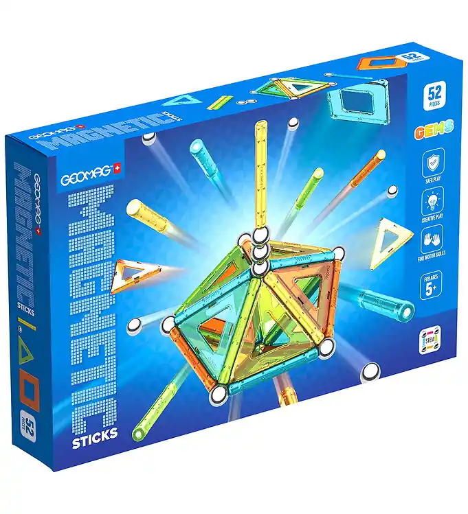 Beperkt Aanbod Geomag Magneetset - Sticks - 52 Onderdelen