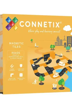 Beperkt Aanbod Connetix Magneetset - 16 Onderdelen - Hellingsbanen & Kruispunte