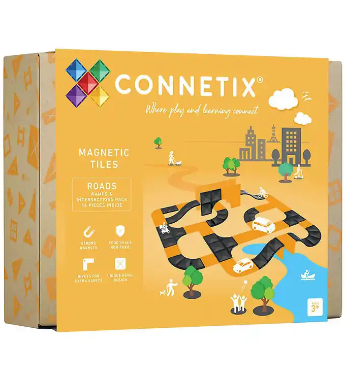Beperkt Aanbod Connetix Magneetset - 16 Onderdelen - Hellingsbanen & Kruispunte